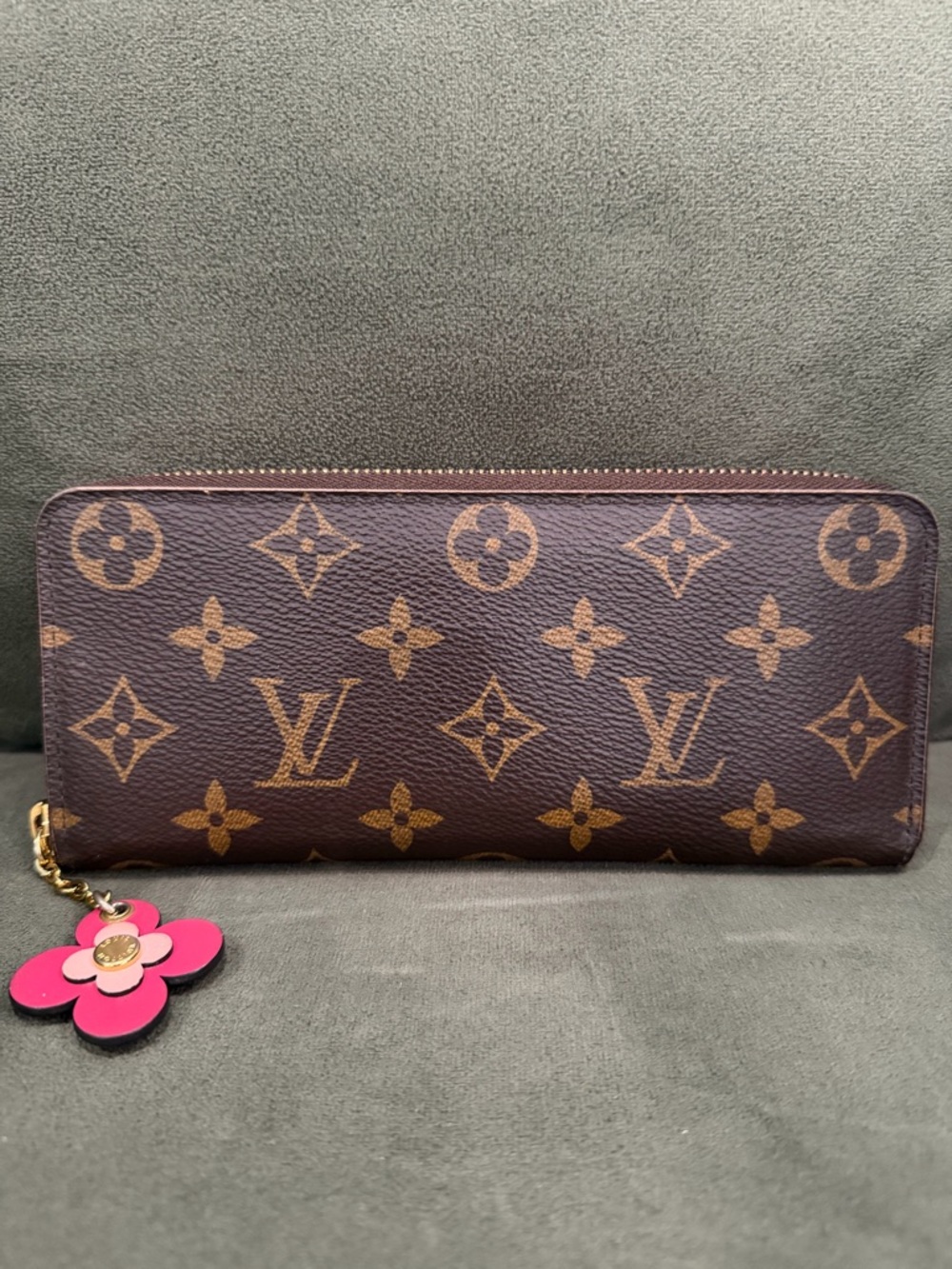 Louis Vuitton Clemence Wallet Blooming Flowers Monogram Canvas